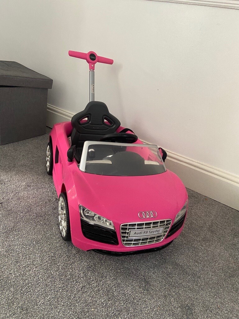 pink push along audi